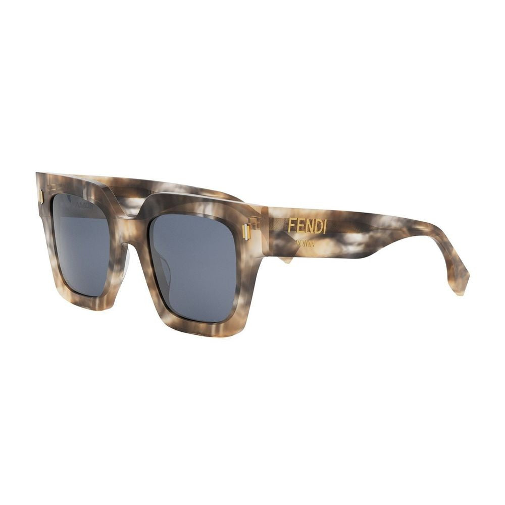 Fendi Rome Oversized Square Acetate Sunglasses