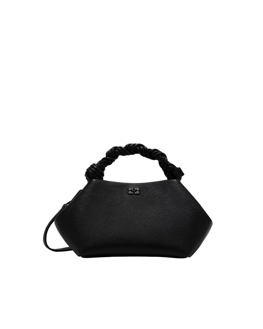Ganni Grained Black Small Bou Bag