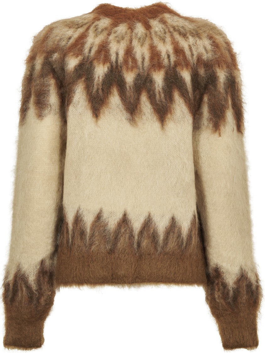 Isabel Marant Étoile Cozy Geometric Knit Sweater