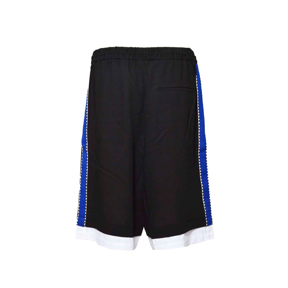 Wales Bonner Revelation Bermuda Shorts In Black Viscose