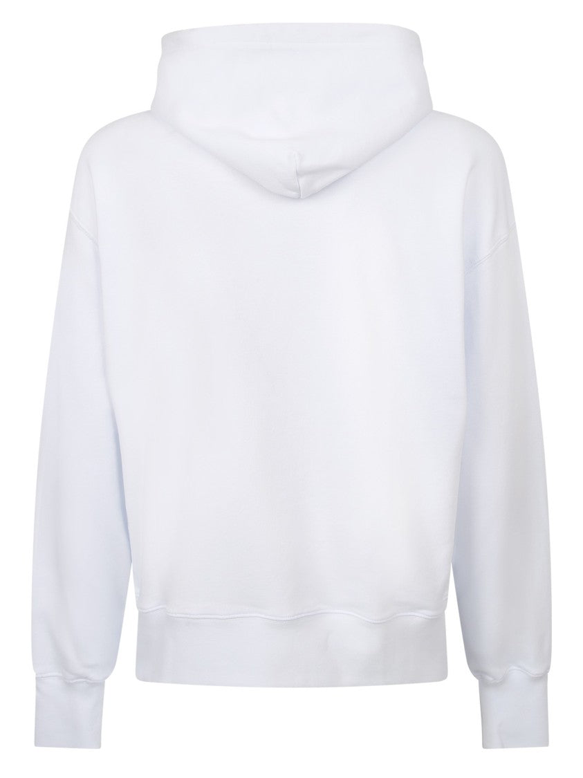 Msgm White Hooded Sweatshirts