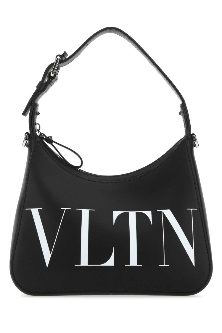 Valentino Garavani Black Leather Vltn Handbag