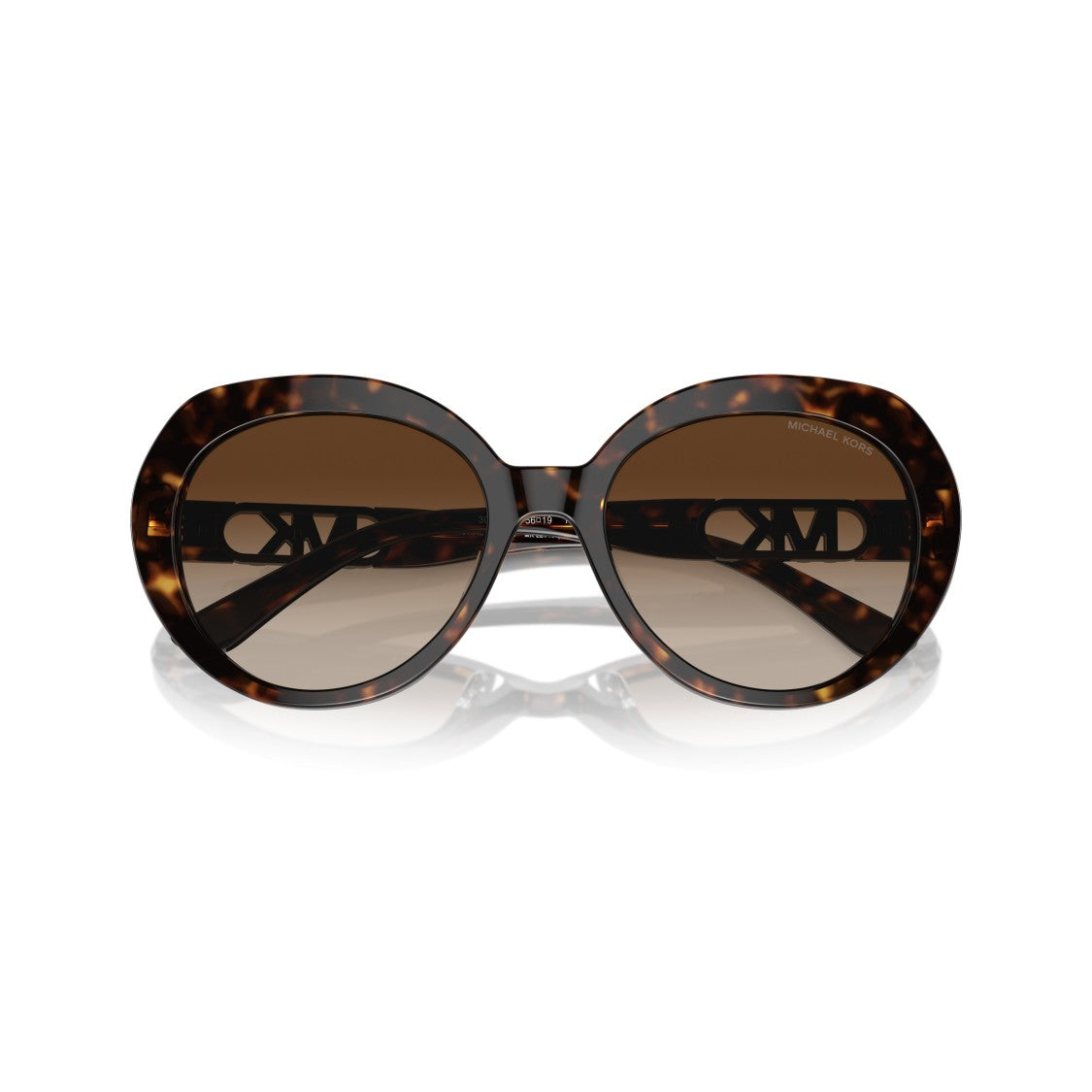 Michael Kors 0Mk2214u Oversized Round Sunglasses With Tortoiseshell Frame