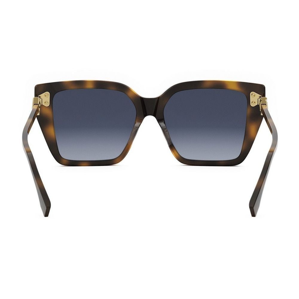 Fendi Ff Diamonds Oversized Square Ff Diamonds Sunglasses