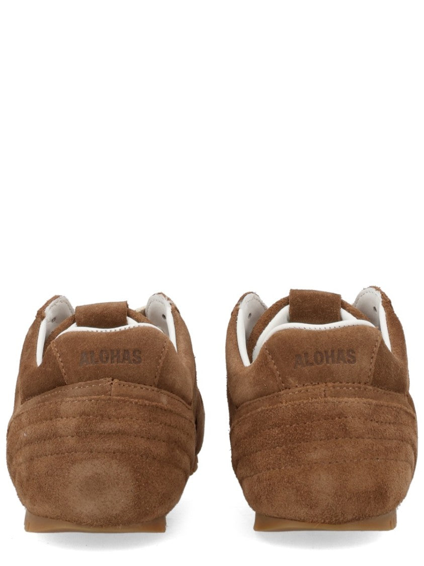 Alohas Brown Tb.56 Perforated Side Sneakers