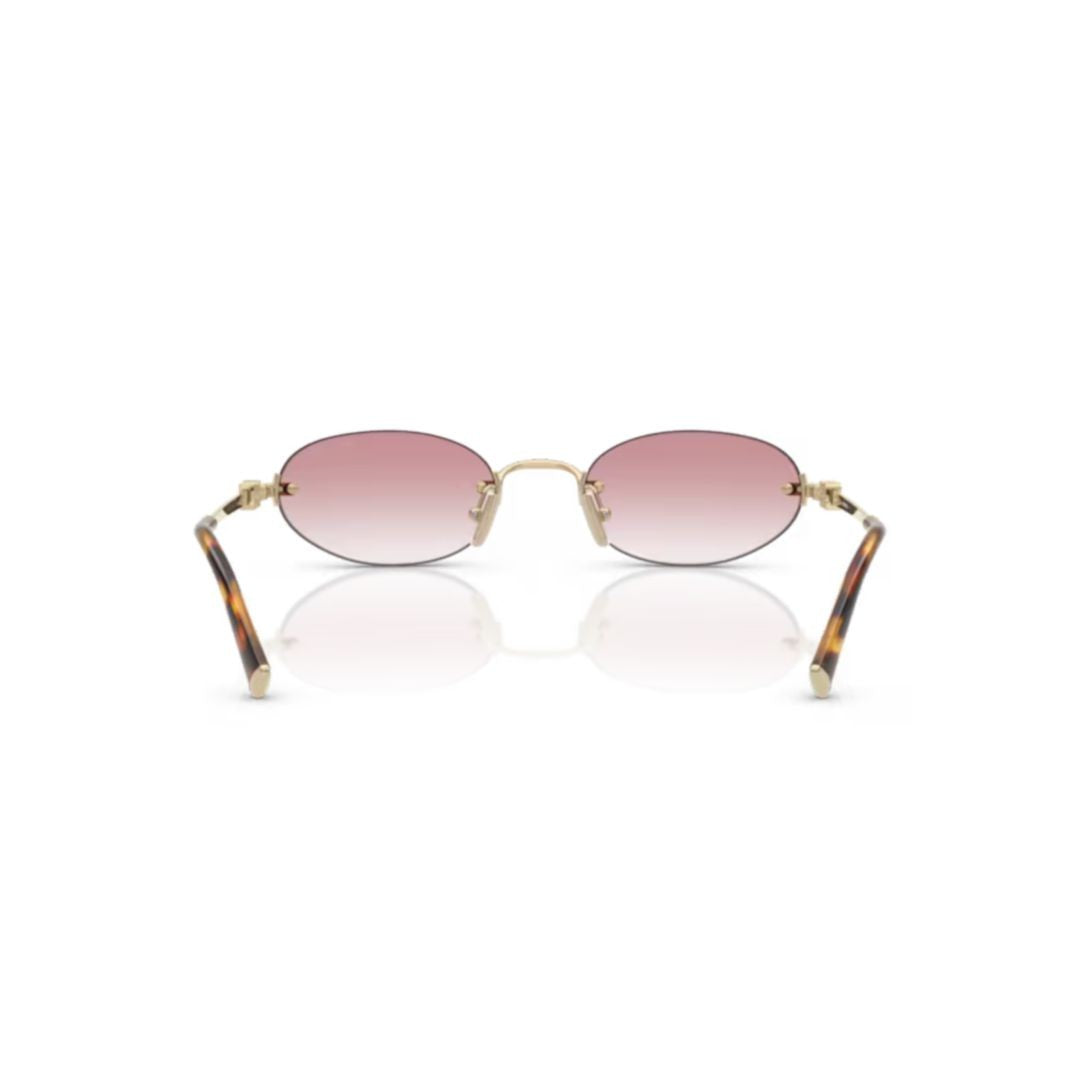 Miu Miu 0Mu A54s Oval Gradient Pink Sunglasses