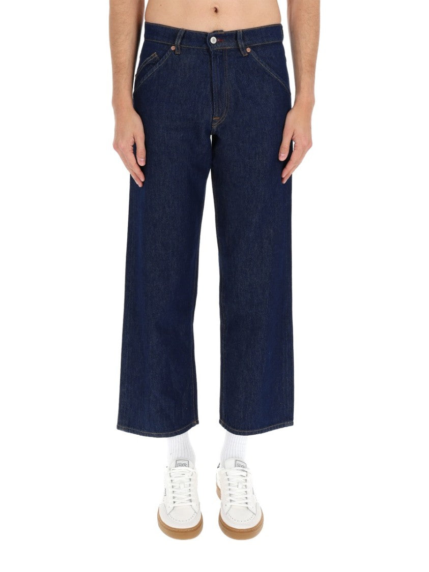 Ps Paul Smith Deep Indigo Faded Copper Rivets Jeans