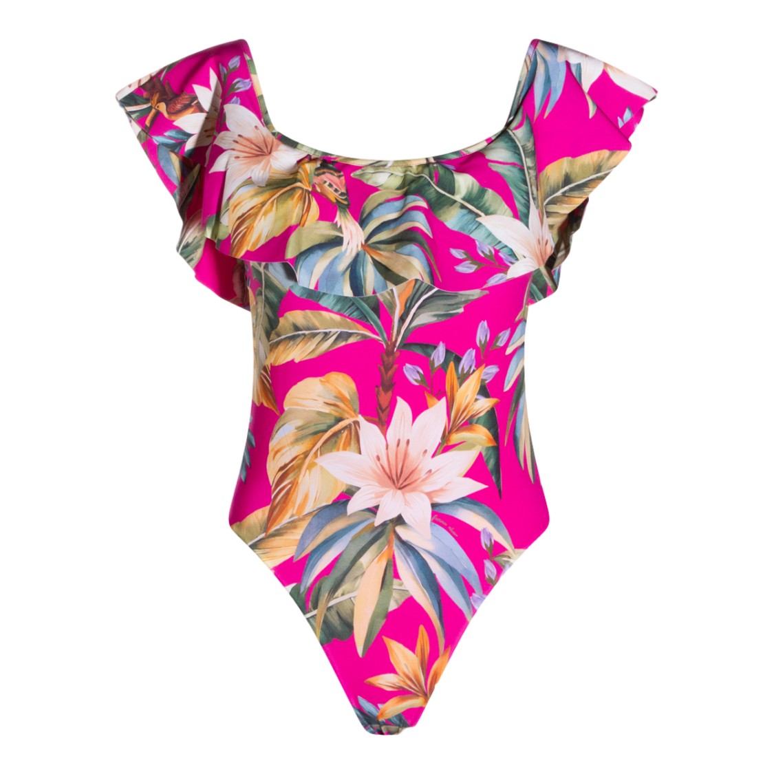 Farm Rio Vibrant Sea-Inspired Swimsuit With Playful Motifs