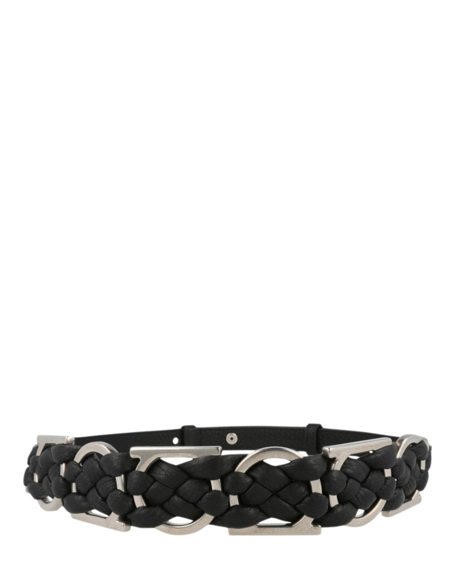 Ferragamo Braided Gancini Belt