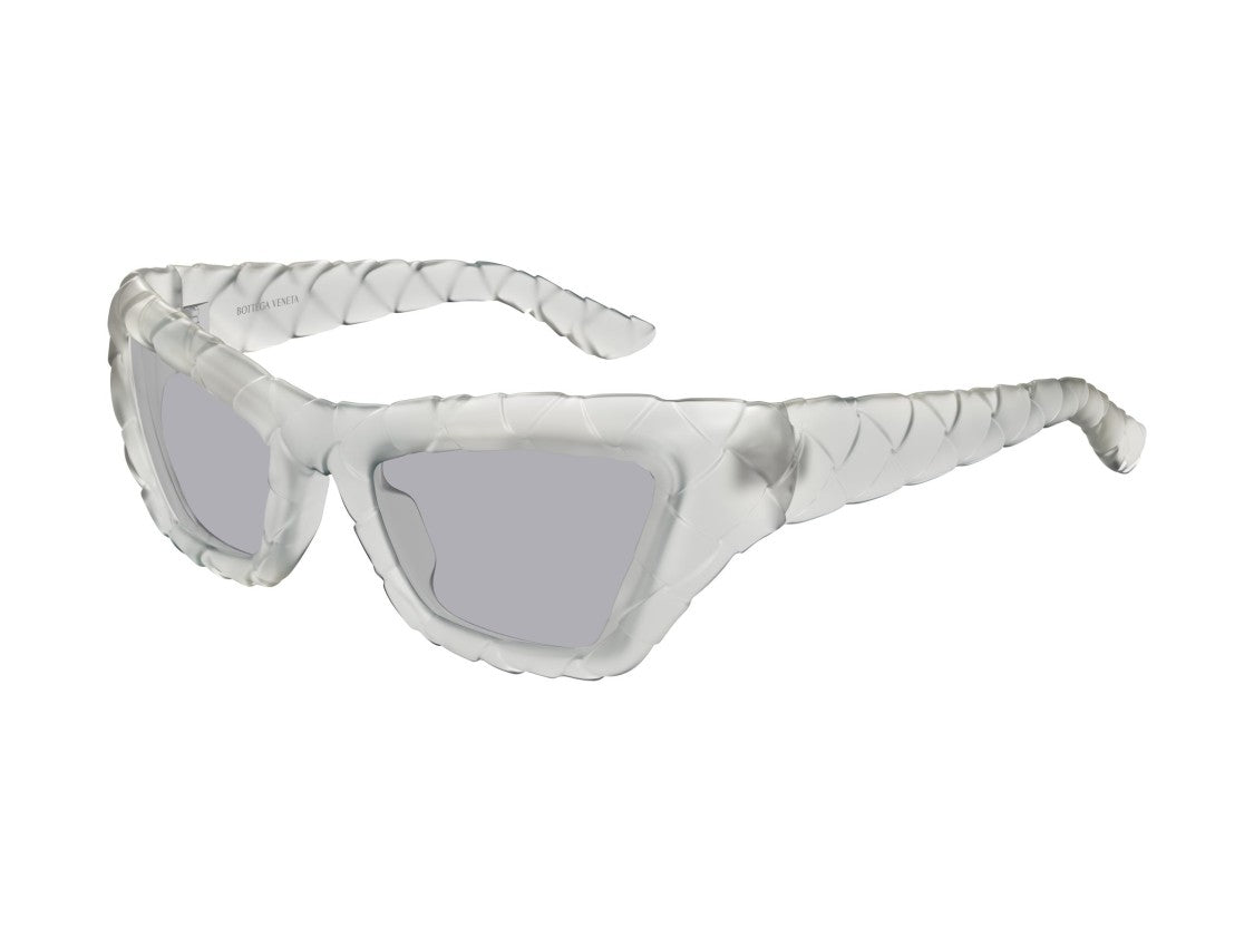 Bottega Veneta Bv1438s Woven Oversized Cat-Eye Sunglasses