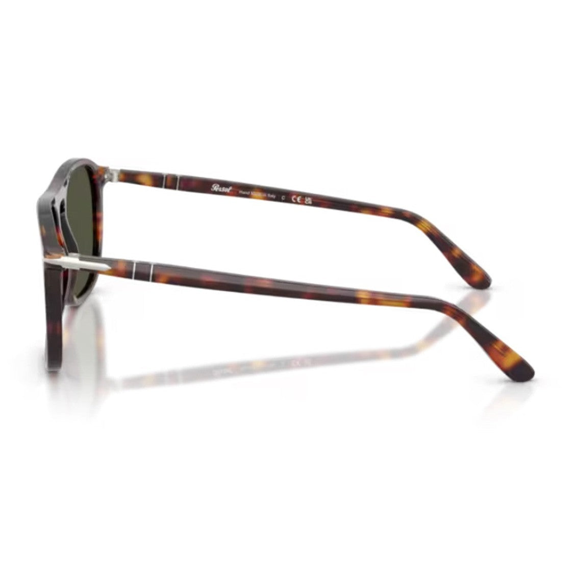Persol Havana Po3392s Acetate Squared Sunglasses