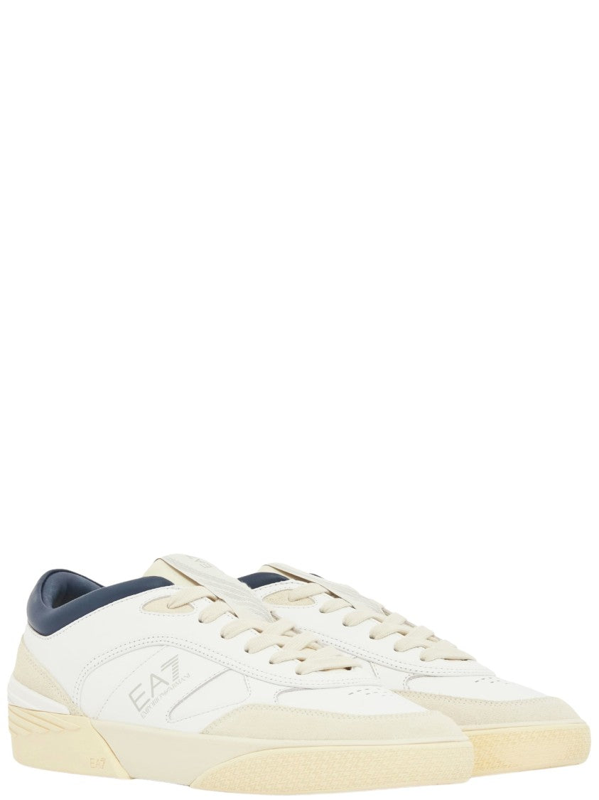 Ea7 Emporio Armani Off-White Otg Low-Top Sneakers