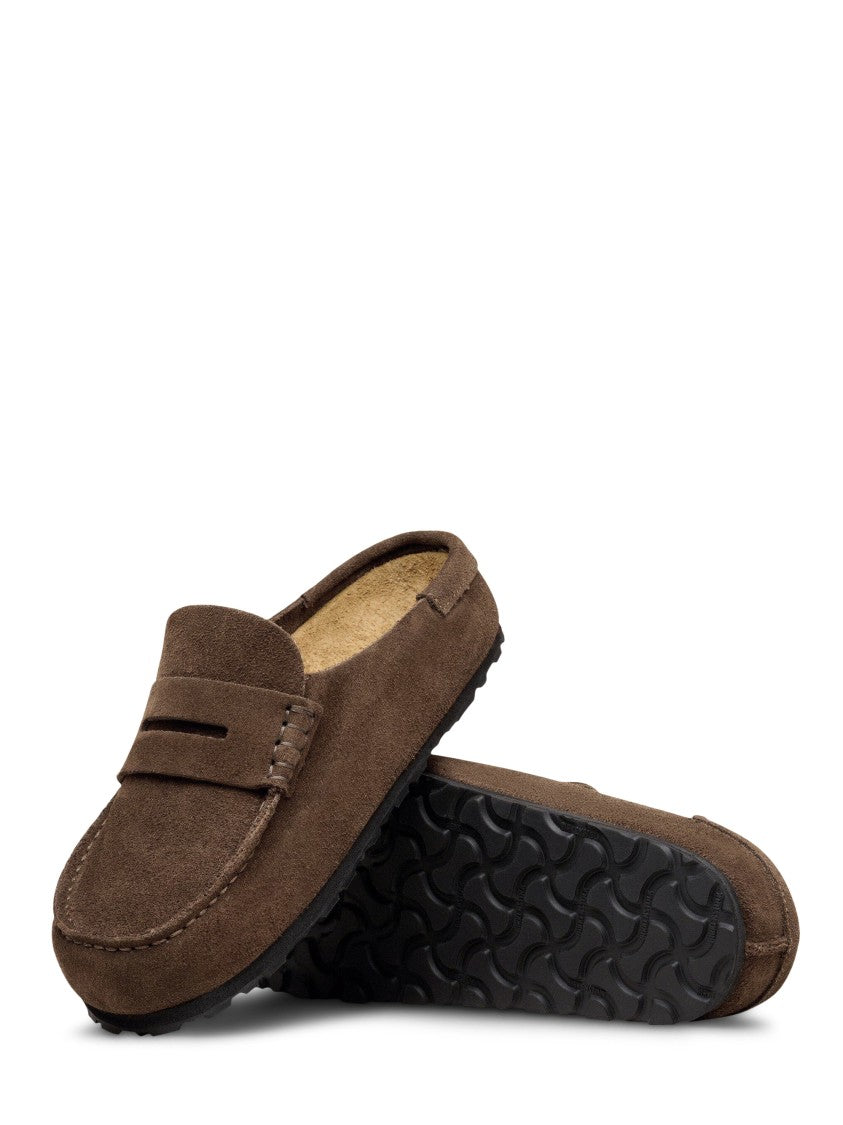 Birkenstock Slip-On Suede Mules With Penny Strap Detail