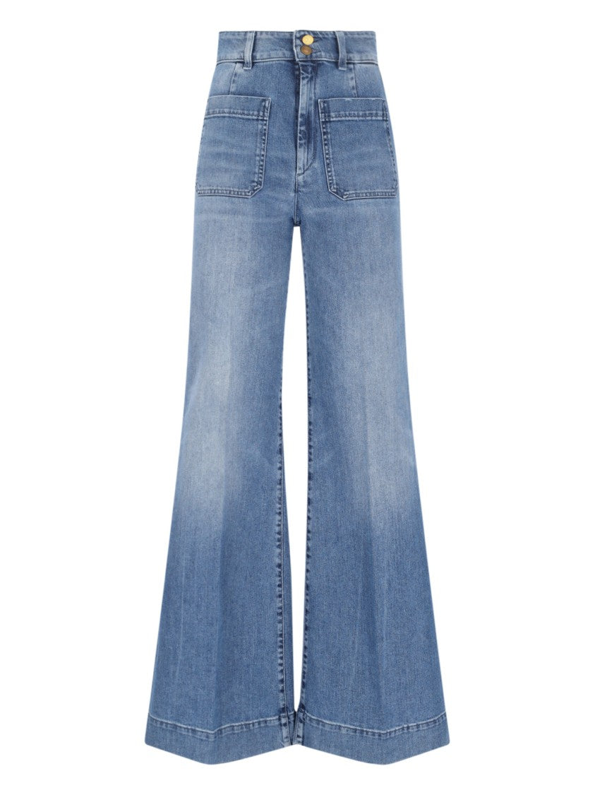 Seafarer "Jane" Palazzo Jeans – Blue