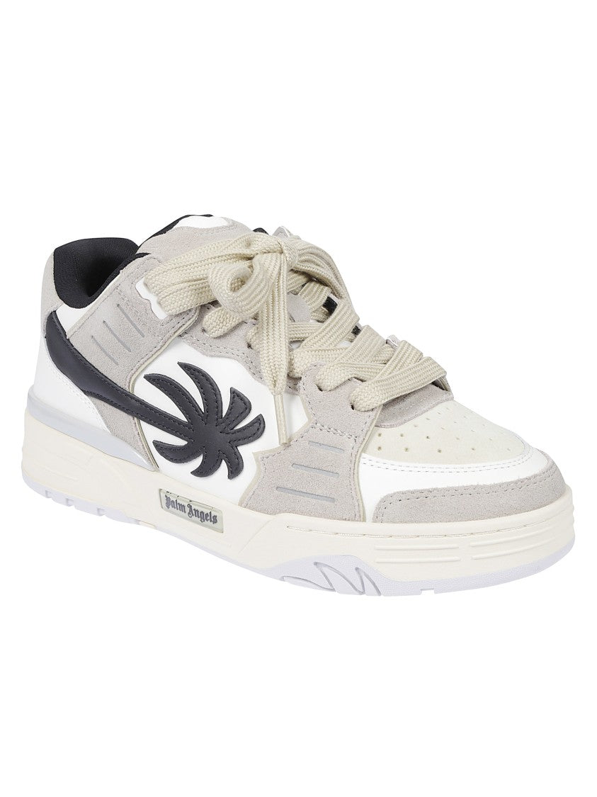 Palm Angels Low-Top Sneakers With Suede Panels