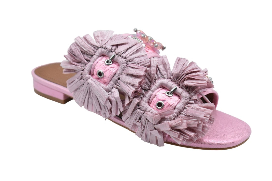 Kurt Geiger Pink Laced Chic Versatile Low Shoes