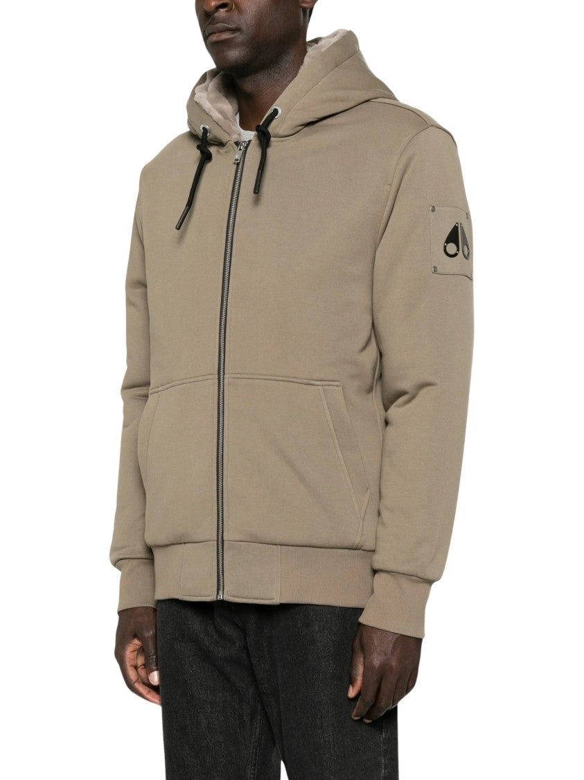 Moose Knuckles Cotton-Blend Classic Bunny Plush-Lined Zip-Up Hoodie