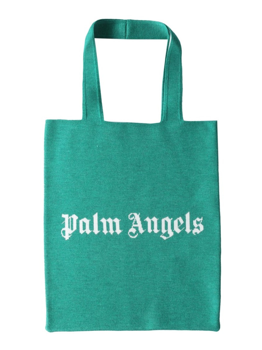 Palm Angels Rectangular Wool Blend Tote
