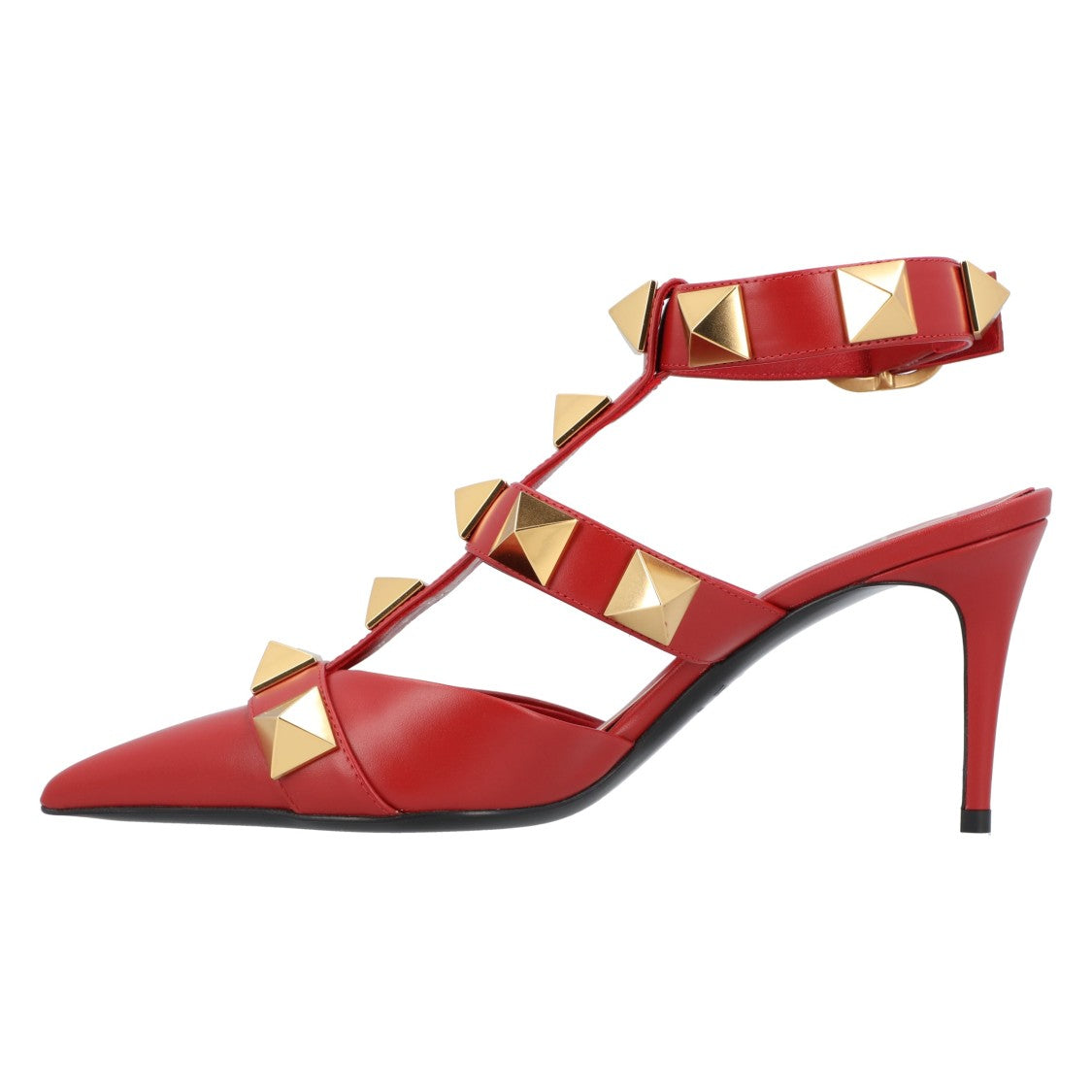Valentino Roman Stud Pumps 80Mm Red