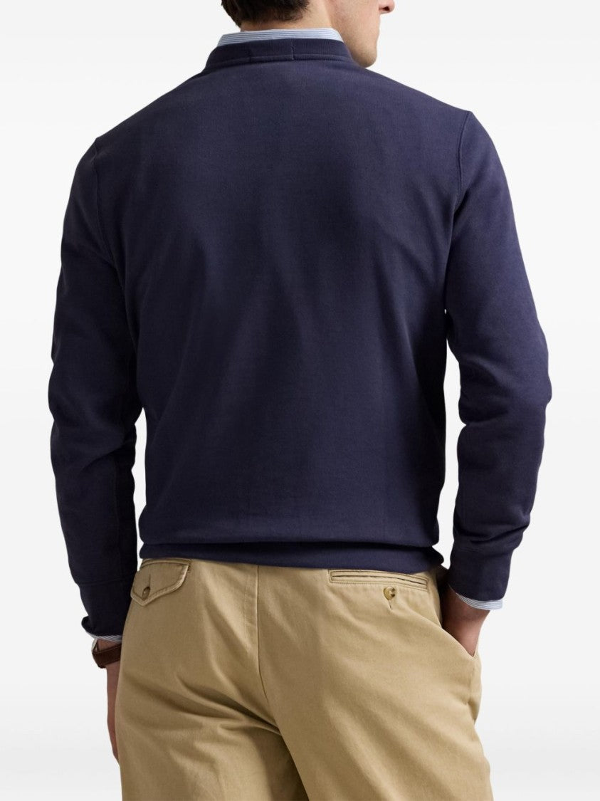 Polo Ralph Lauren Crewneck Sweatshirt With Iconic Embroidered Bear Detail