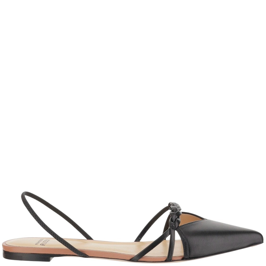 Francesco Russo Flat Leather Pumps
