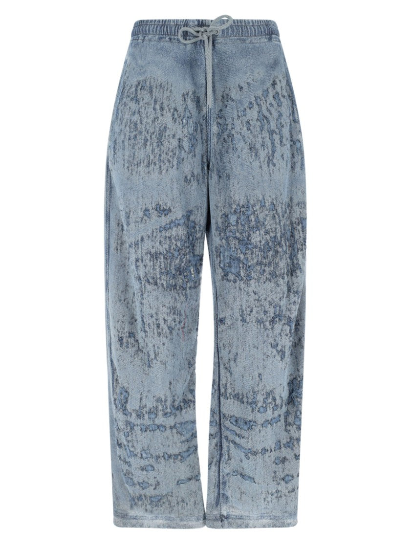 Diesel "D-Enimos" Wide Jeans Light Blue