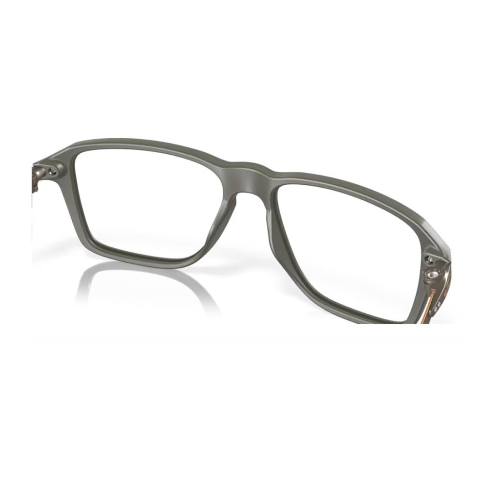Oakley Ox8166 - Wheel House Matte Olive-Green Square O Matter Frame Eyeglasses