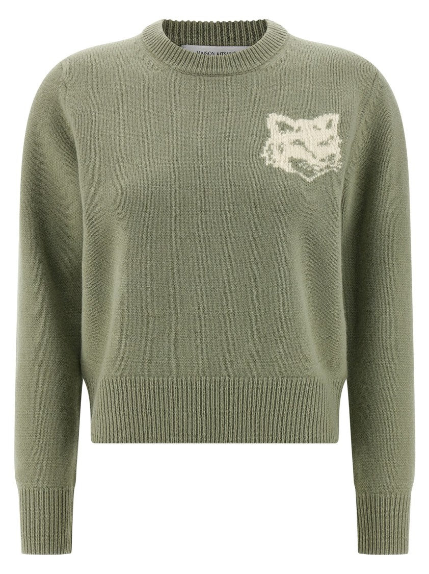Maison Kitsuné 'Fox Head' Sweater