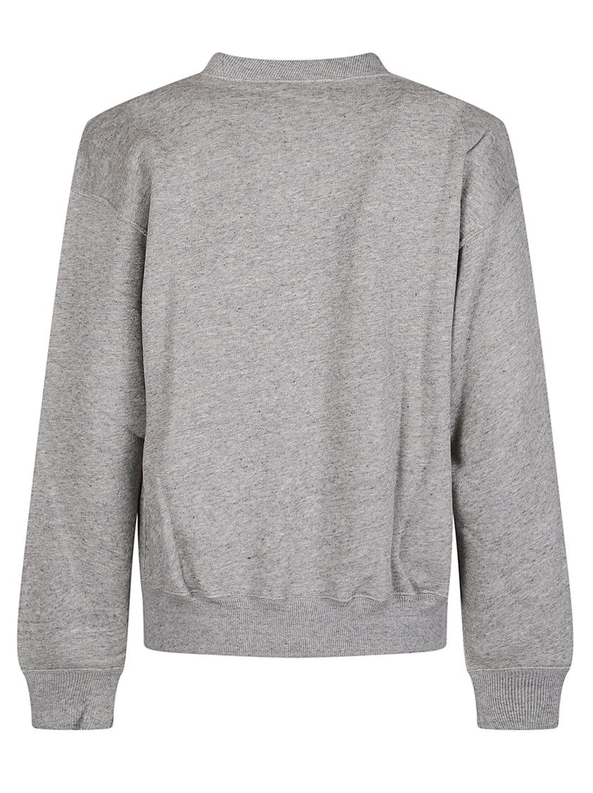 Polo Ralph Lauren Grey Bear Graphic Cotton-Blend Sweatshirt