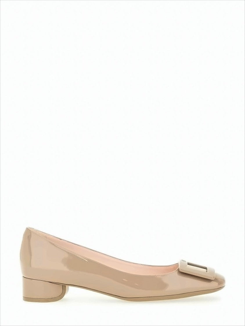 Roger Vivier Glossy Low-Heeled Pumps