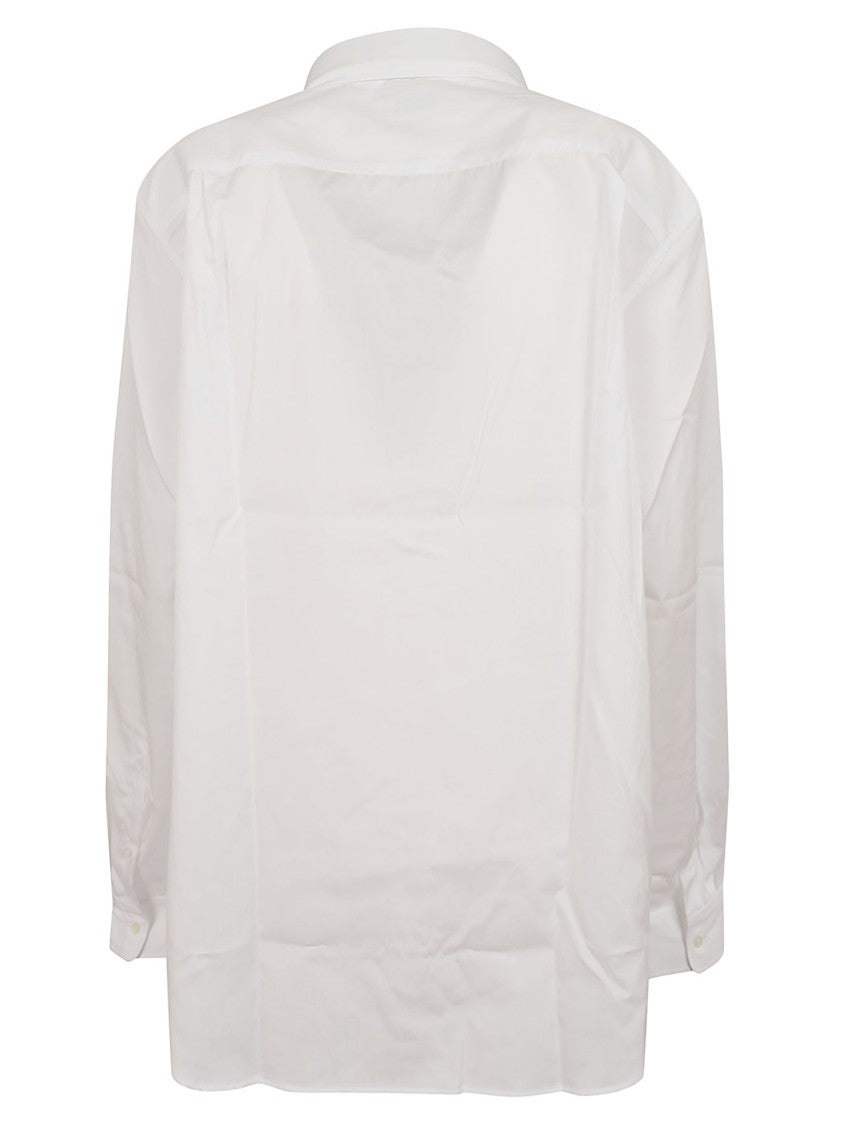 Dries Van Noten Relaxed-Fit White Cotton Poplin Shirt