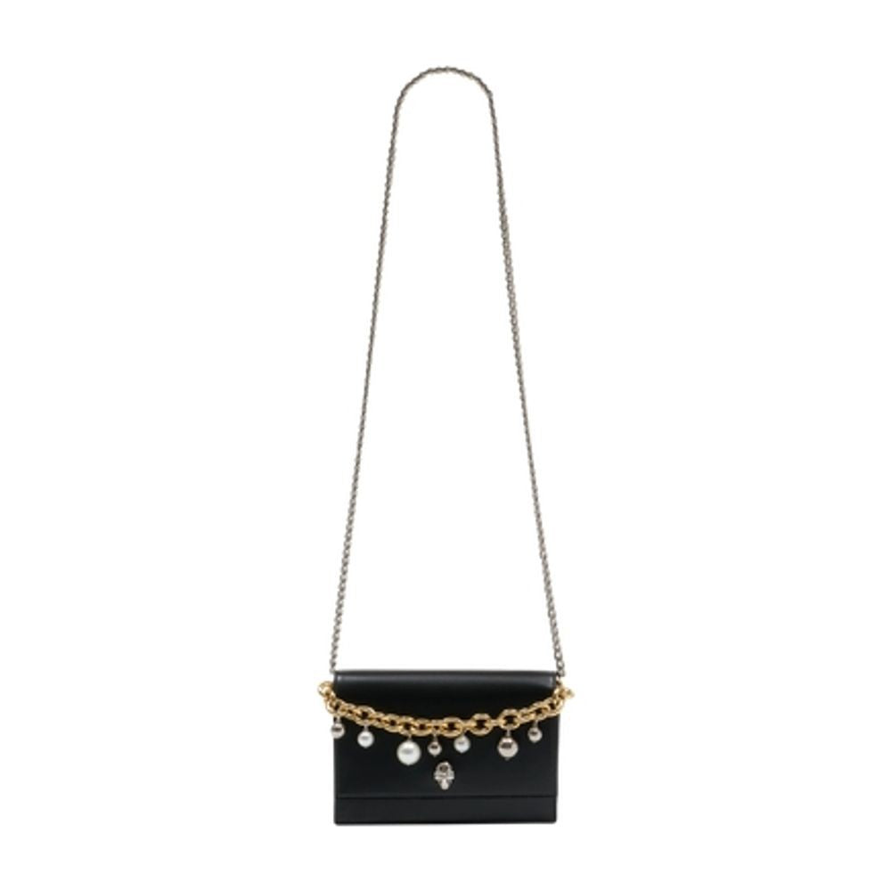 Alexander Mcqueen Small Skull Crossbody Leather Bag