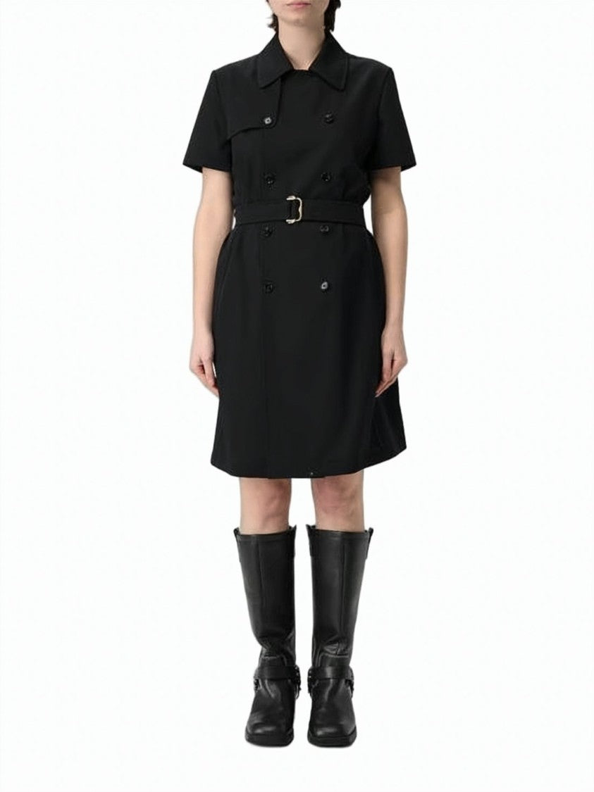 Burberry Tailored Black Midi Dress