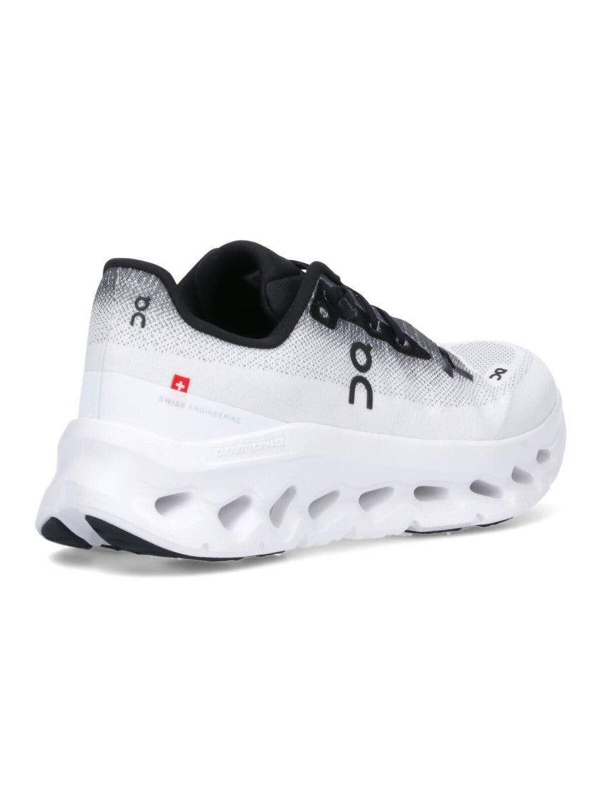 On White Cloudtilt Breathable Mesh Sneakers