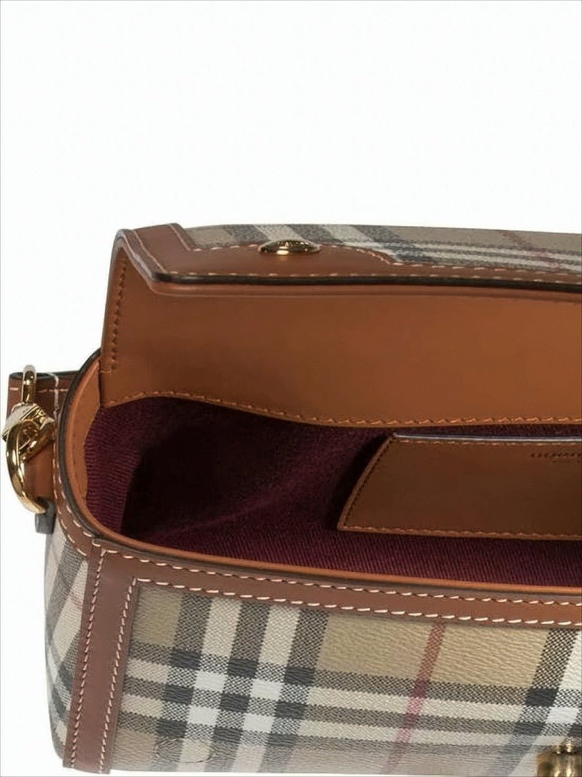 Burberry Rectangular Check Pattern Shoulder Bag