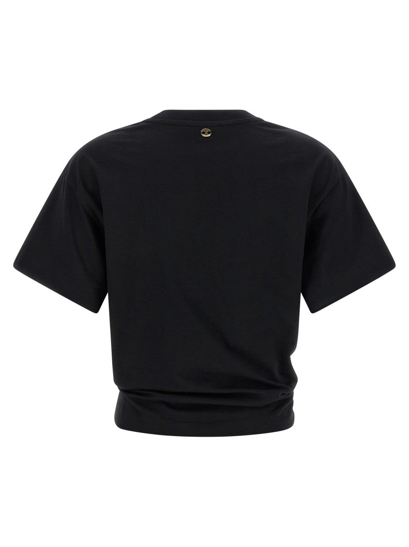 Paco Rabanne Cropped Black T-Shirt
