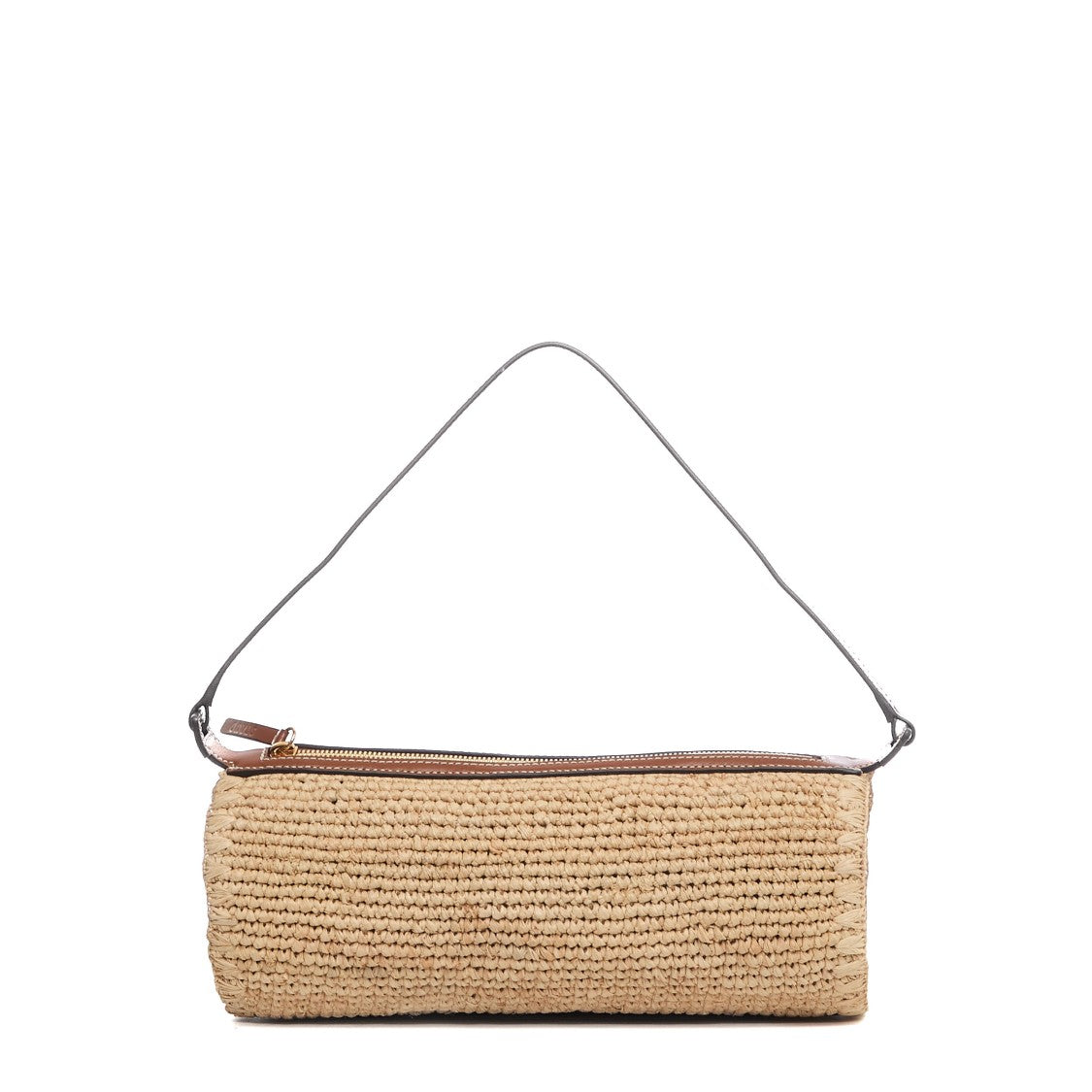 Staud Natural Raffia Mini Taru Shoulder Bag