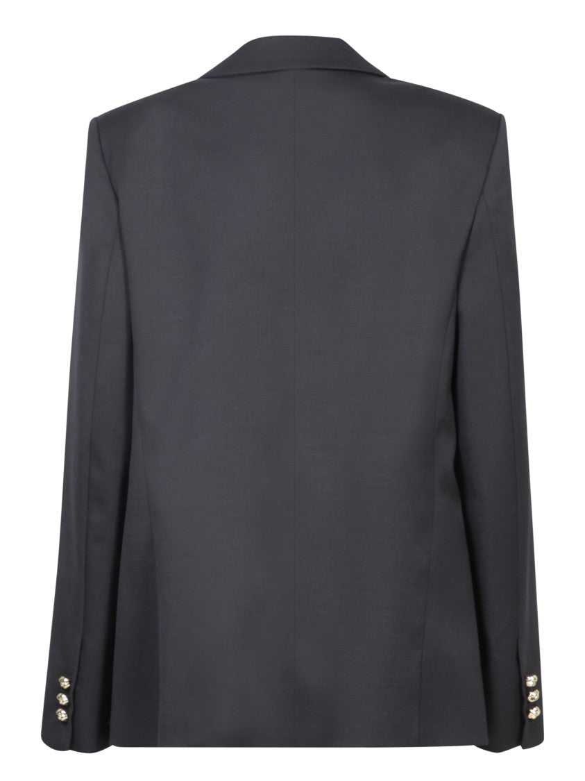 Blanca Vita Blue Stretch Wool Jacket