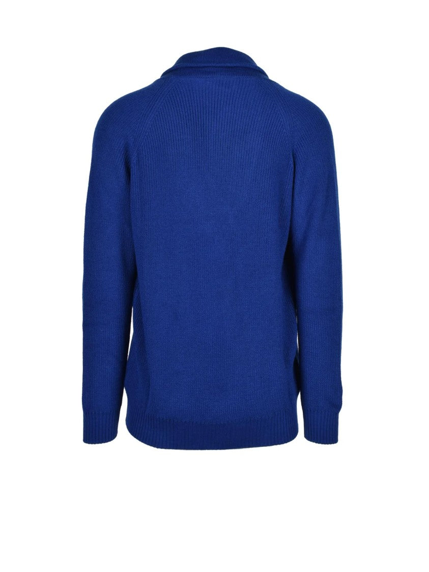 Cashmere Company P. Button-Front Merino Wool And Acrylic Cardigan