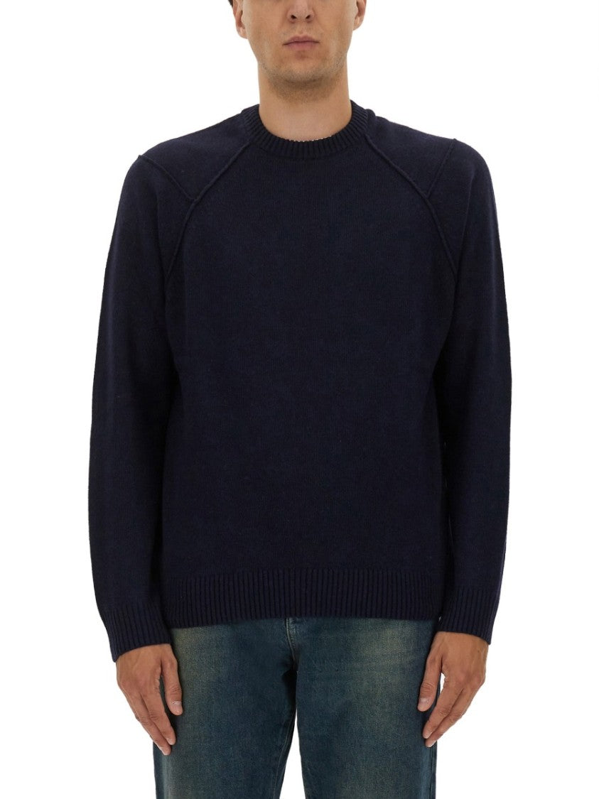 Woolrich Classic Crew Neck Choker With Ribbed Details