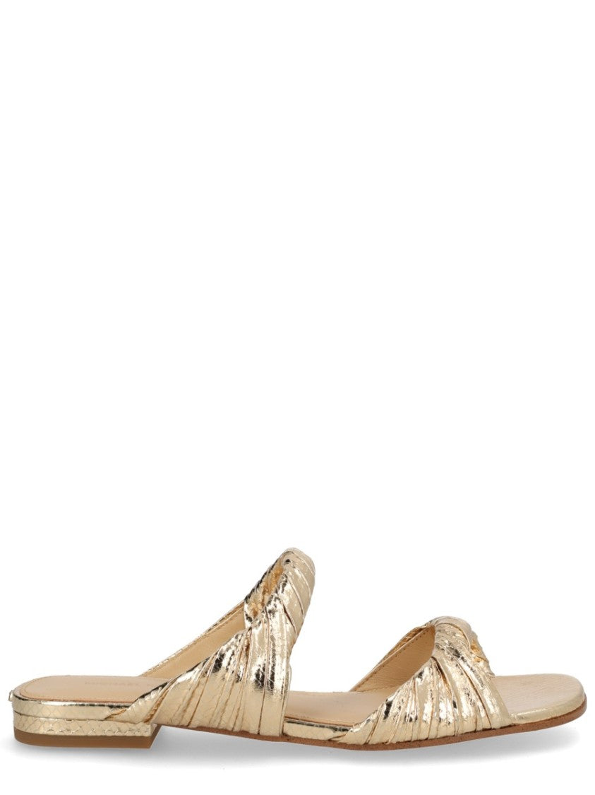 Michael Michael Kors Kiana Metallic Goat Leather Sandals
