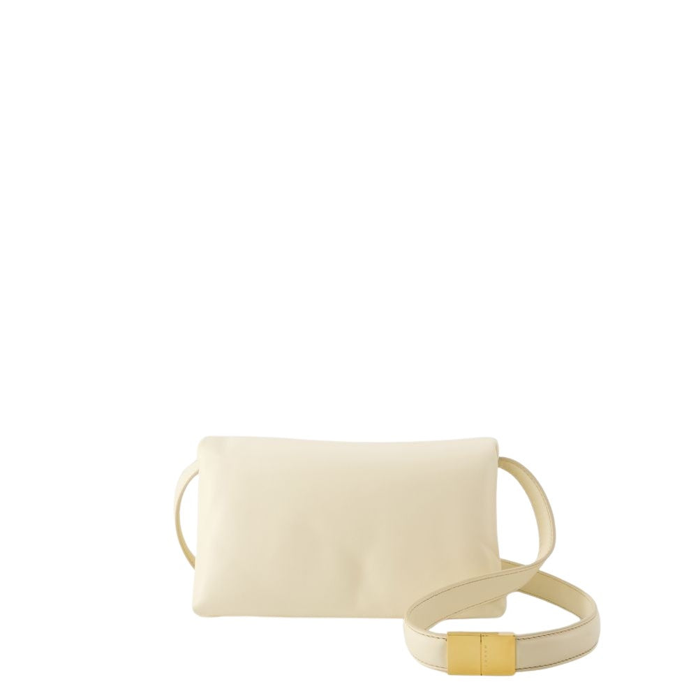 Marni Hobo Prisma Bag - Leather - Beige