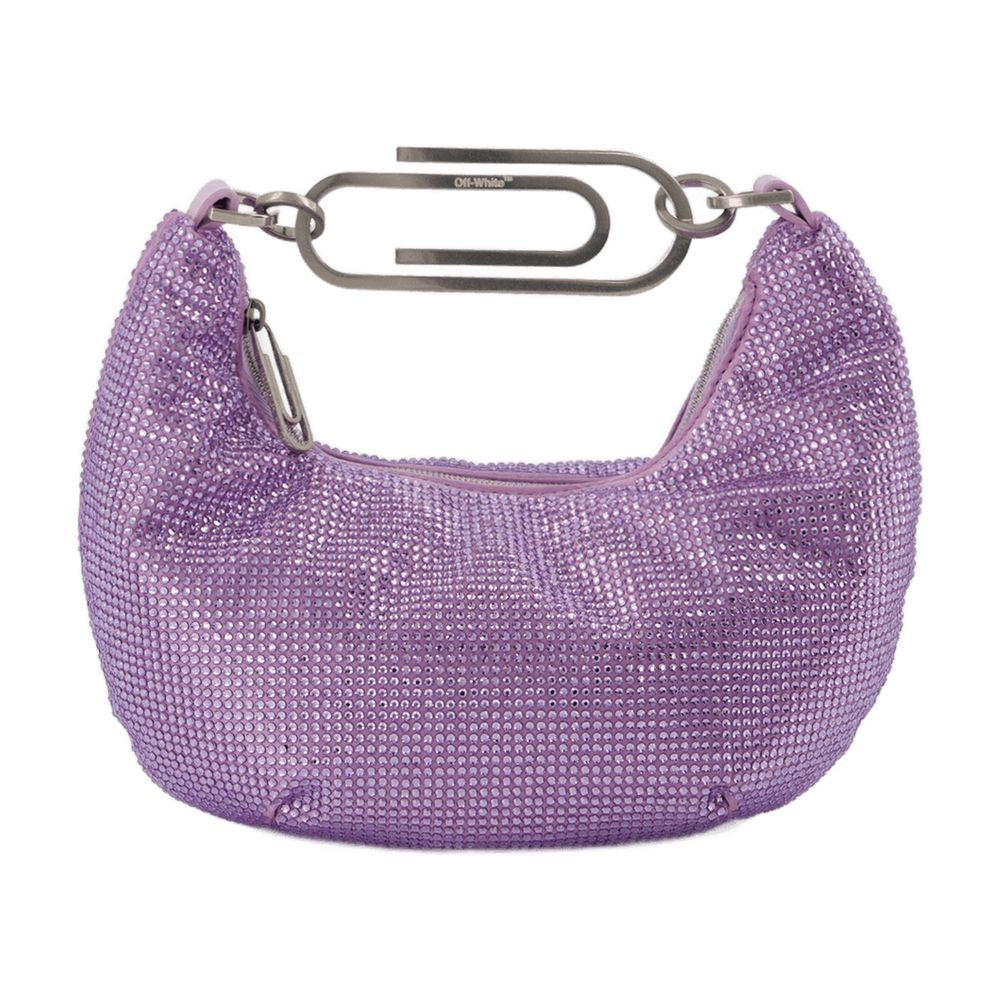Off-White Binder Clip 20 Bag In Strass / Lilac