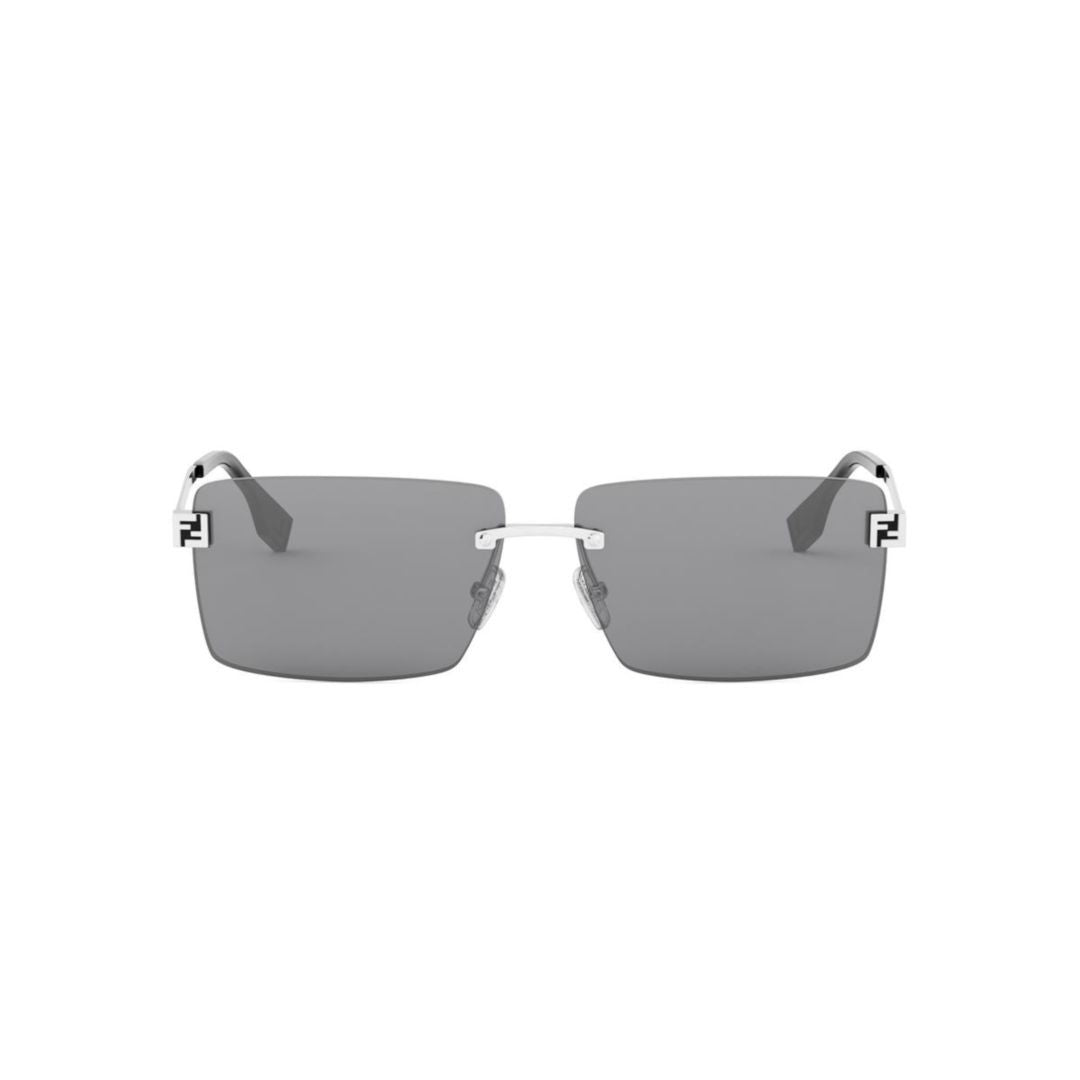 Fendi Fe40165u Rimless Rectangular Sunglasses