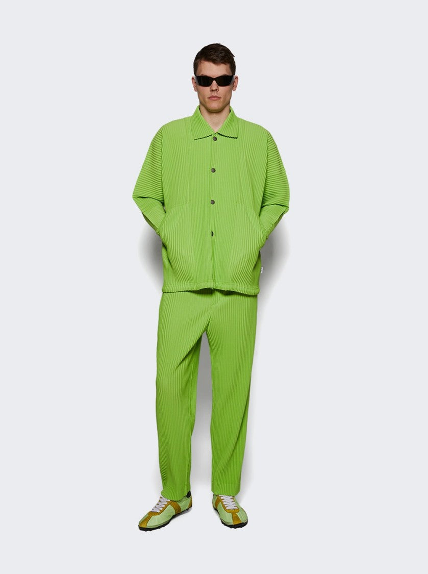 Homme Plissé Issey Miyake Pleated Pants - Fresh Green