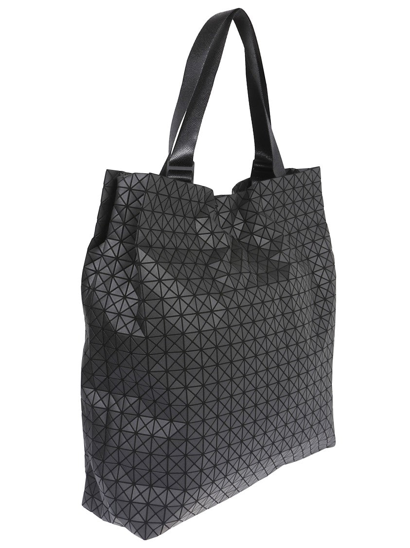 Bao Bao Issey Miyake Spacious Leather Tote With Geometric Triangular Design