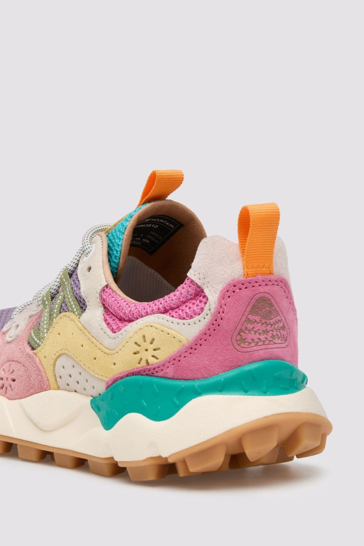 Flower Mountain Multi-Layered Sneakers With Pastel Hues And Chunky Soles