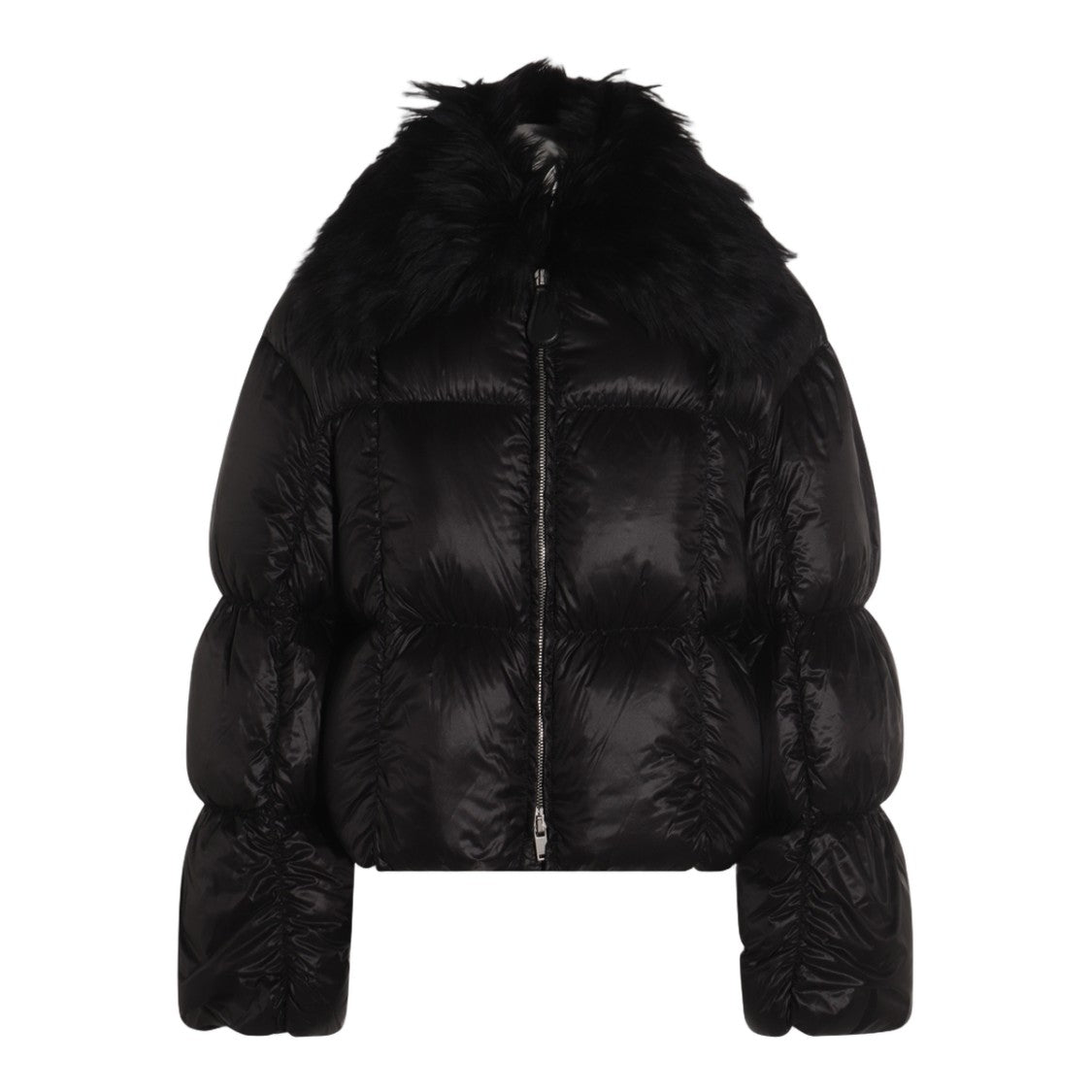 Jil Sander Puffed Black Down Coat