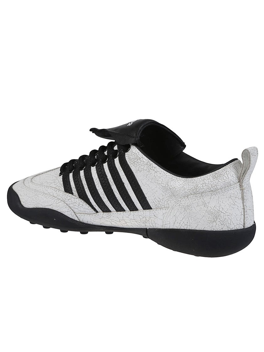Dsquared2 Soccer Lace-Up Calf Leather Sneakers