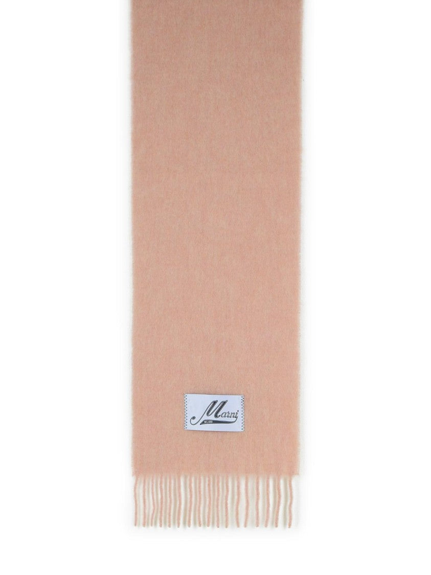 Marni Light Pink Alpaca Scarf